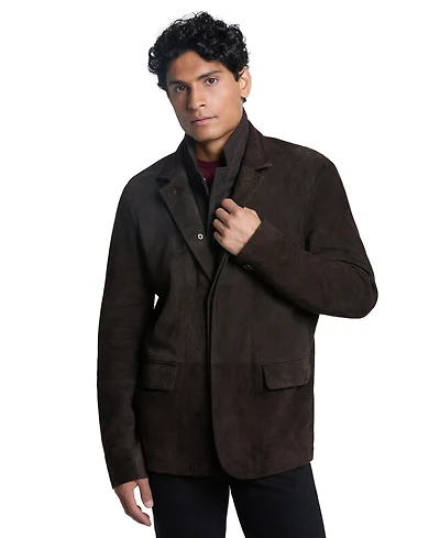 Ted by Baker Men's Suede Modern-Fit Blazer