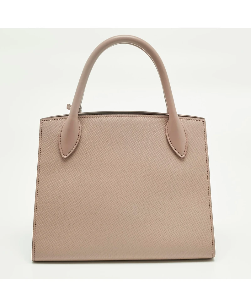 Pre-Owned Prada Women's Small Monochrome Saffiano Leather Tote