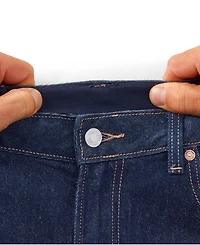 Lands' End Men's Stretch Comfort Waist Classic Straight Fit Forever Blue Jean