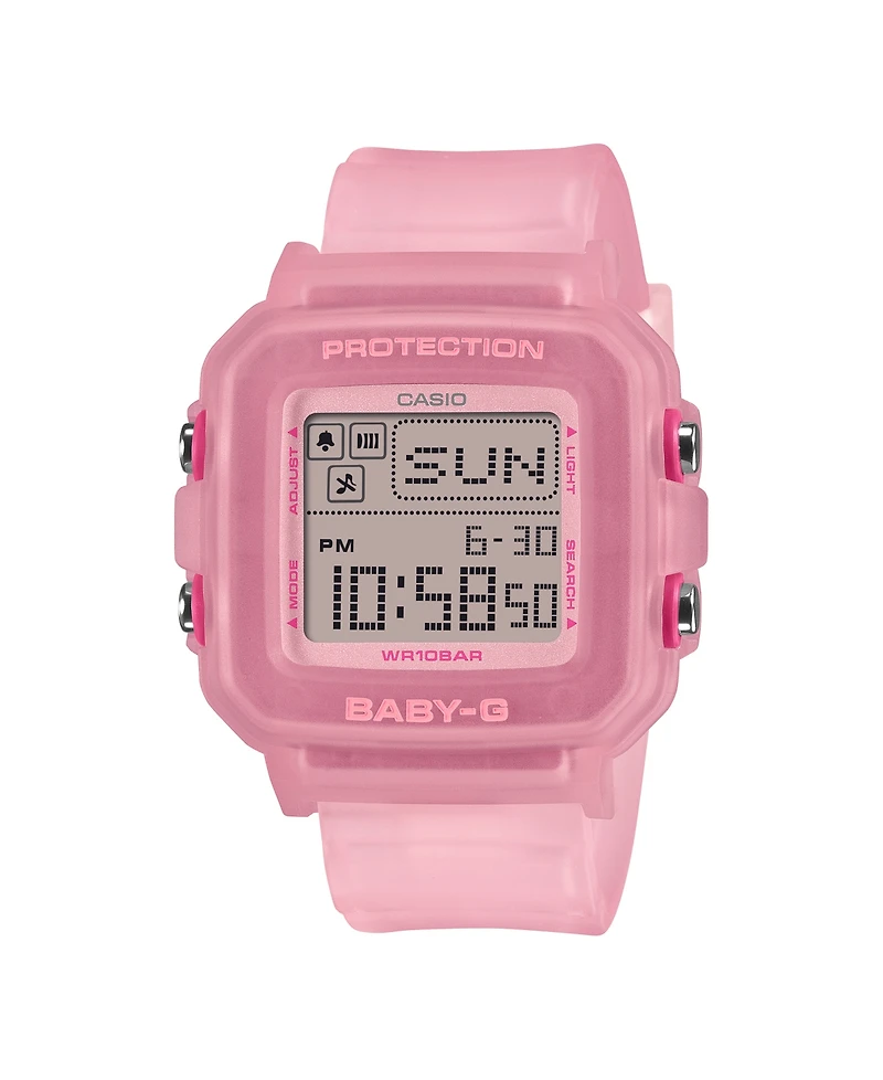 G-Shock Women's Baby-g Pink Resin Watch 39mm