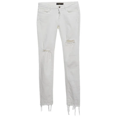 Pre-Owned Dolce & Gabbana Women's Ripped Mid-Rise Skinny Jeans