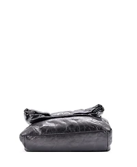 Pre-Owned Balenciaga Medium Monaco Chain Flap Shoulder Bag Leather