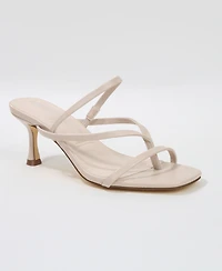 Berness Lili Strappy Thong Kitten Heel Sandals