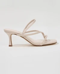 Berness Lili Strappy Thong Kitten Heel Sandals