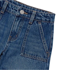 Lands' End Big Girls Barrel Leg Pants