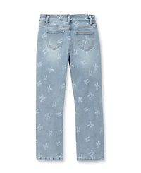 Lands' End Big Girls Straight Leg Jeans