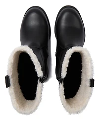 Lands' End Little Girls Zip Up Tall Boots