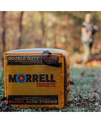 Morrell Targets 4-Sided Archery Target, Field Point Shooting Bag, Double Duty
