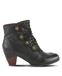 L'Artiste Women's Spring Step Belgard Bootie Shoe with Suede Upper