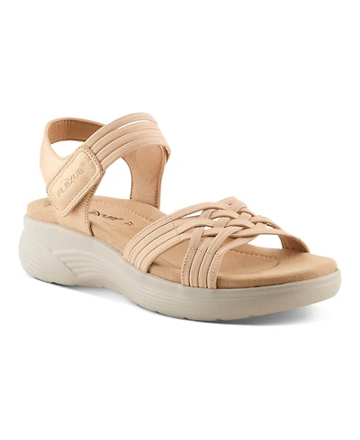Flexus Women's Delosa Sport Sandal with Cushioned Insole