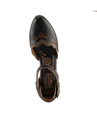 L'Artiste Sayyes Women's Mary Jane Pump with Leather Upper