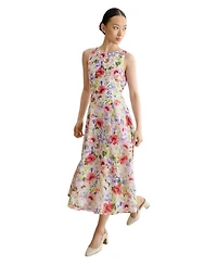 Hobbs London Women's Carly Floral Midi Dress