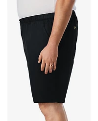 KingSize Tall Knockarounds 8" Full Elastic Plain Front Short