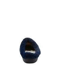 Flexus Women's Abouquet Plush Slippers with Faux Fur Trim