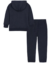 Calvin Klein Boys' 4-20 Hooded Fleece Hoodie and Joggers, 2-Piece Set