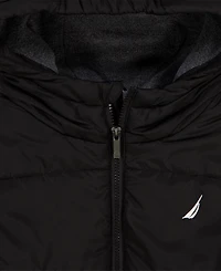 Nautica Boys' 8-20 Heavy-Quilted Hooded Puffer Jacket