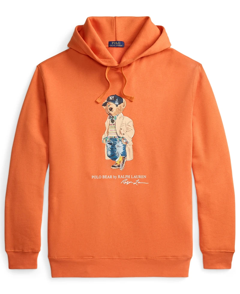 Polo Ralph Lauren Men's Big & Tall Bear Fleece Graphic Hoodie