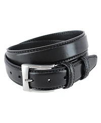 Trafalgar Vincenzo Italian Leather Contrast-Stitch 35mm Belt