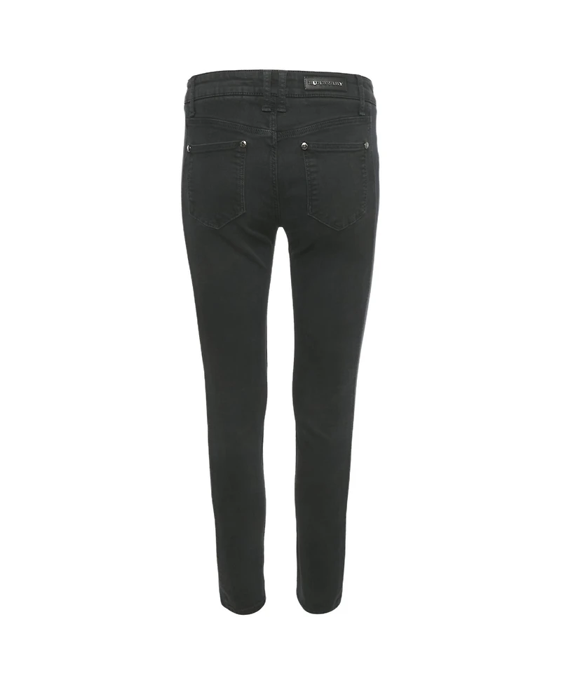 Burberry Women's Mid-Rise Skinny Jersey-Panel Jeans
