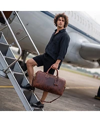 Forge Leather Suede Duffle Bag