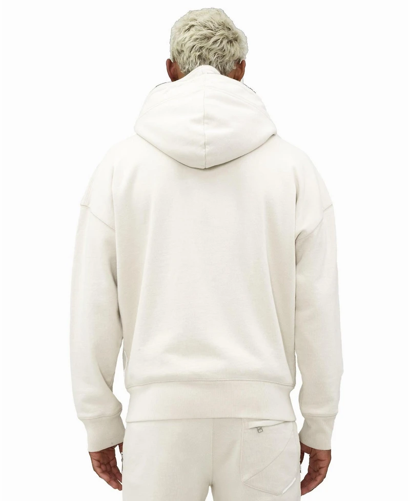 Hvman Chosen To Prevail x Cult Men's Full-Zip Double Hood Graphic Sweatshirt