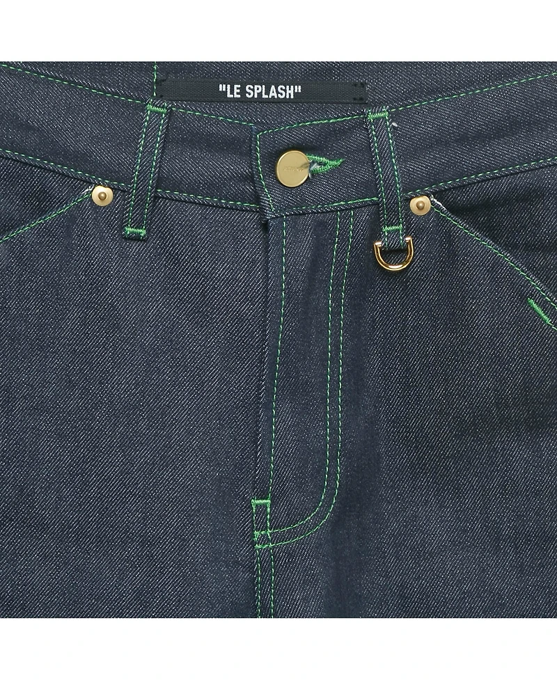 Pre-Owned Jacquemus Women's Denim Le De Nimes High-Rise Jeans