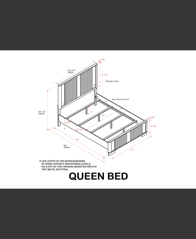 Kings Brand Furniture Bedroom Set