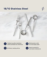Fortessa Jaxson Brushed 5-Piece Place Setting