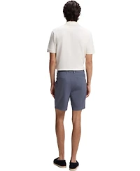 Boss by Hugo Men's Stretch-Cotton Twill Modern-Fit Shorts, 8" Inseam