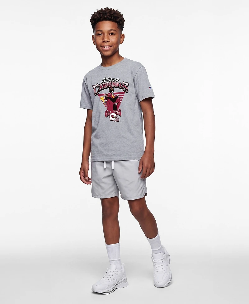 Champion Big Boys and Girls Heather Gray Arizona Cardinals Disney X T-Shirt