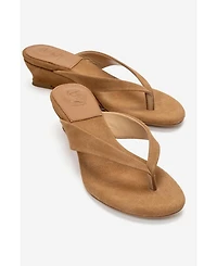 Prologue Shoes Women's Vanessia Thong Wedge Sandal