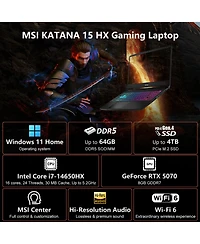 Msi Katana 15 Hx 15.6" Laptop