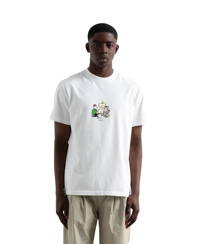 Edmmond Studios Men's Avant Garde Graphic Print Relaxed-Fit T-Shirt