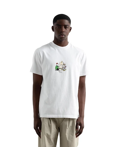 Edmmond Studios Men's Avant Garde Graphic Print Relaxed-Fit T-Shirt