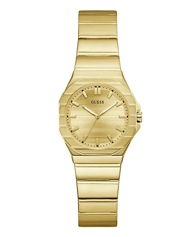 Guess Women's Quartz Gold-Tone Stainless Steel Watch 30mm