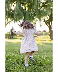 Florence Eiseman Toddler Girls' 2T-5T Floral A-Line Front-Tie Dress