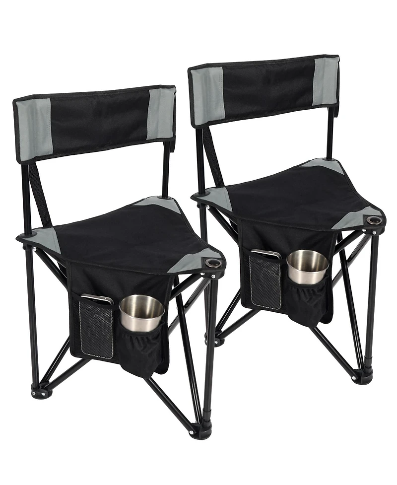 Aofar Tripod Camping Stool Folding Portable 3 Legged Seat