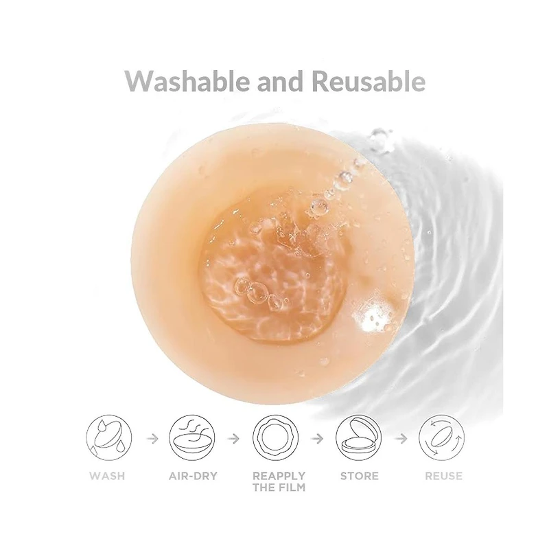 Cowin Seamless Silicone Adhesive Nipple Covers