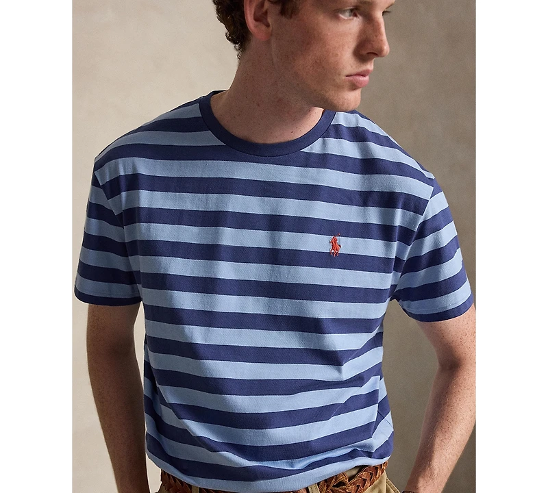 Polo Ralph Lauren Men's Classic-Fit Striped Cotton Jersey T-Shirt