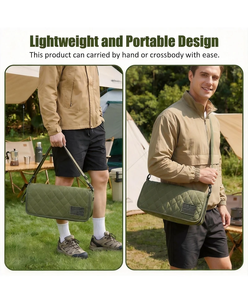 Aofar Portable Collapsible Stool Adults Camping Travel Seat Outdoor