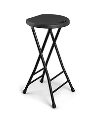 Aofar Folding Stool Bar Handle Seat Kitchen Guitar Rv Camping Party