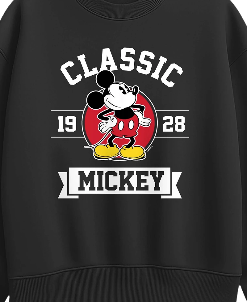 Hybrid Apparel Plus Mickey Mouse Long-Sleeve Graphic Sweatshirt