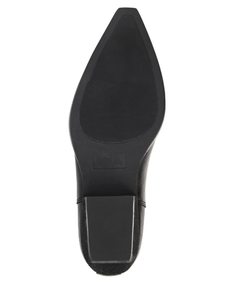 Mia Women's Radly Western Chelsea Pointed Toe Booties