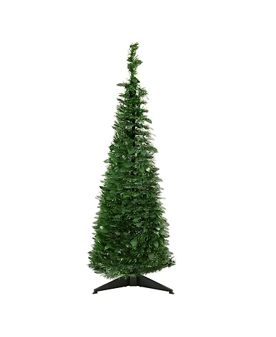 Northlight Tinsel Pop-Up 4' Artificial Unlit Christmas Tree