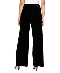 Alex Evenings Petite Pull-On Wide Leg Velvet Pants