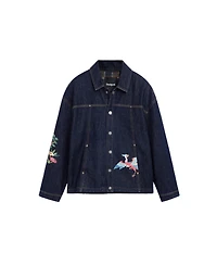 Desigual Men's Printed Jacket 100% Cotton