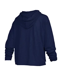 Pressbox Women's Ole Miss Rebels Nelson Arch Over Logo Slub Oversized Long-Sleeve Hooded T-Shirt
