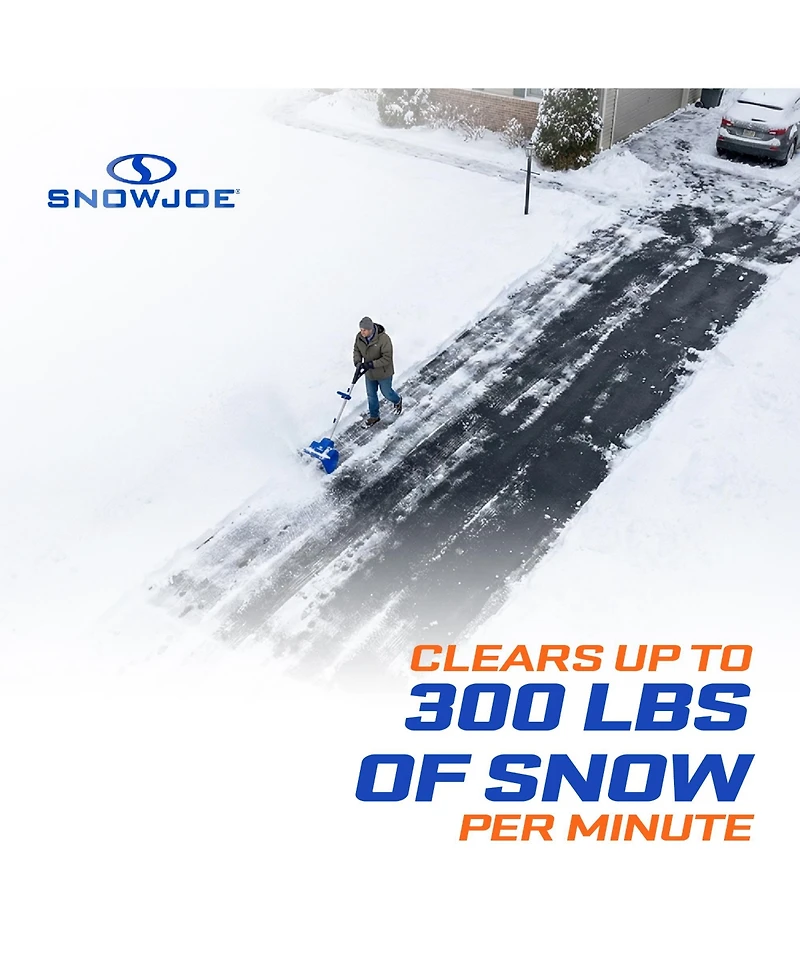 Snow Joe Cordless Snow Shovel Kit for Car Driveway Snow Removal, 24V-SS13-xr