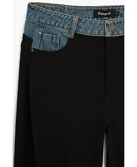 Desigual Women's Straight pants 100% cotton