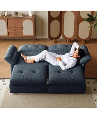 Streamdale Furniture Multi-Functional Convertible Plush Sofa Bed